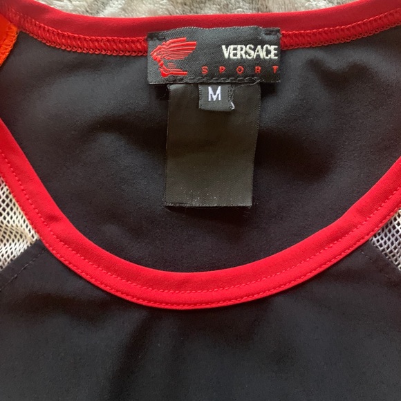 Versace Sport Mens Size Medium Nylon Sport Shirt - Picture 2 of 4